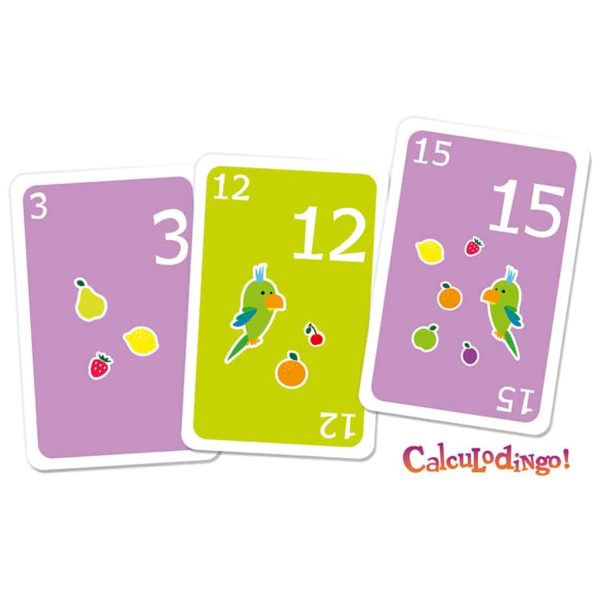 Les cartes du jeu CalculoDingo