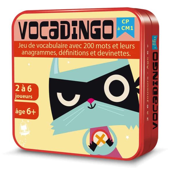 Boite 3D en métal du jeu de cartes Vocadingo CP-CM1