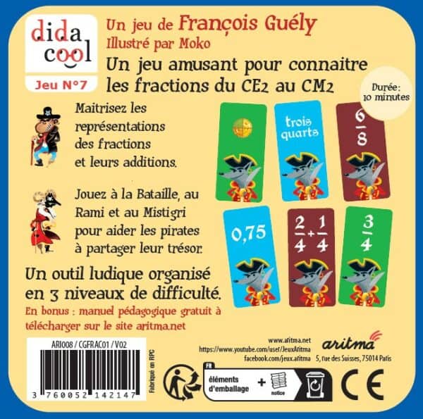 FractoDingo - jeu de représentation, comparaison, réduction et addition de fractions – Image 2