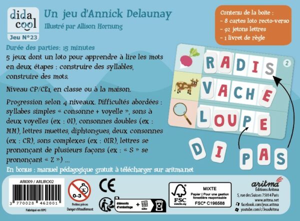 LiroDingo Syllabes et Mots : jeu d’apprentissage de la lecture – Image 2