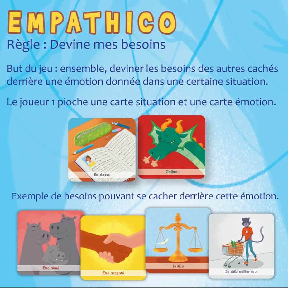 Empathico - jeu sur la communication empathique - Aritma