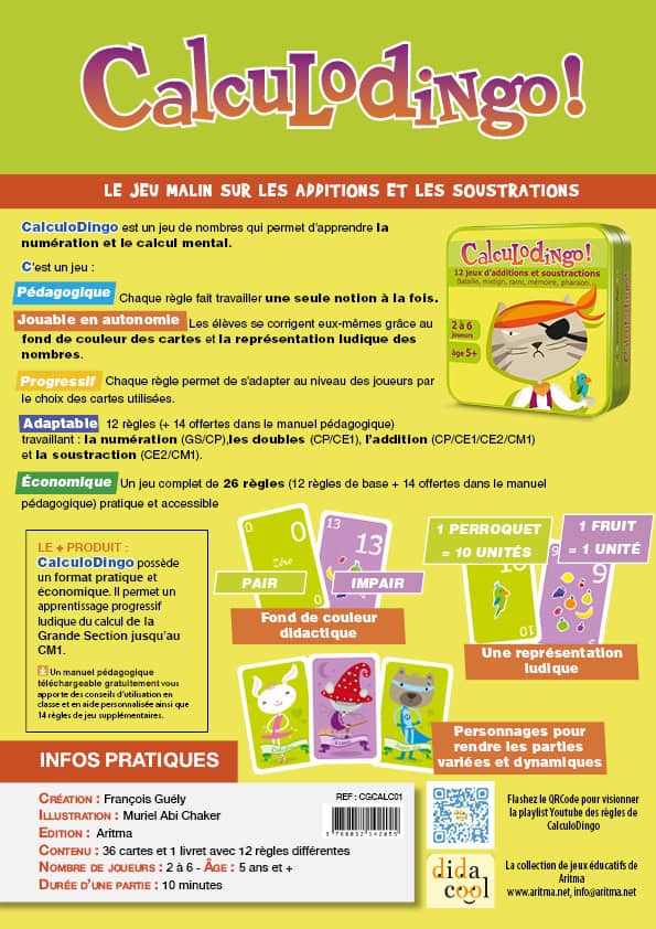 Fiche produit CalculoDingo