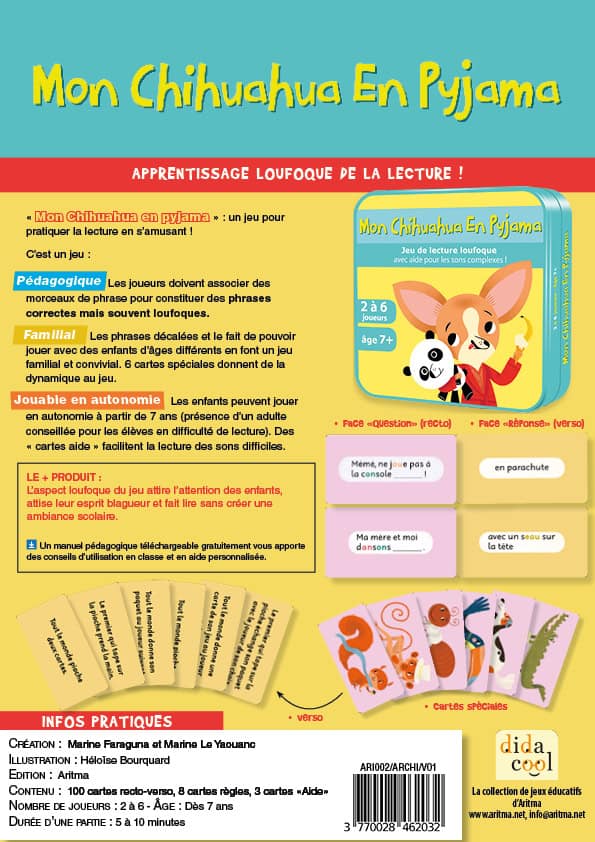 Fiche Produit Mon Chihuahua en pyjama