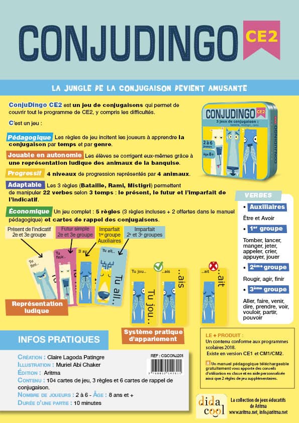 Fiche produit ConjuDingo CE2