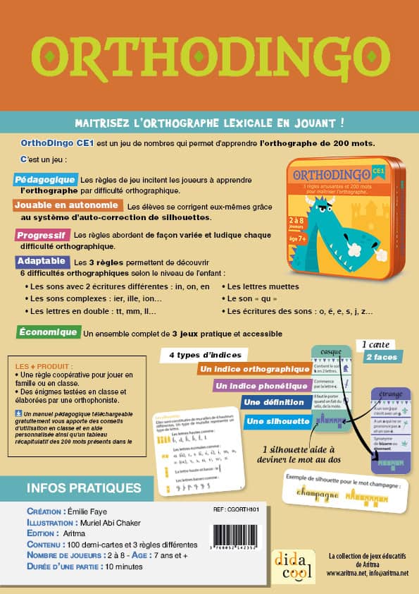 Fiche Produit OrthoDingo CE1