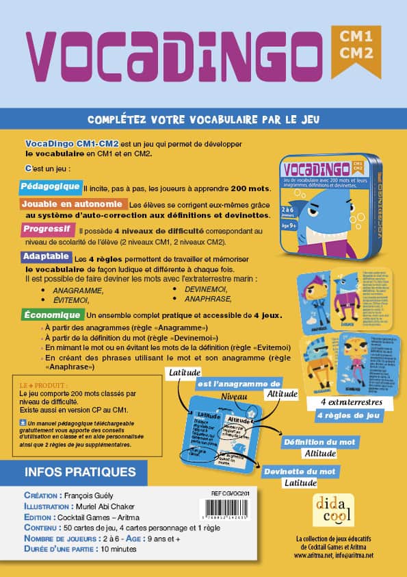 Fiche Produit VocaDingo CM