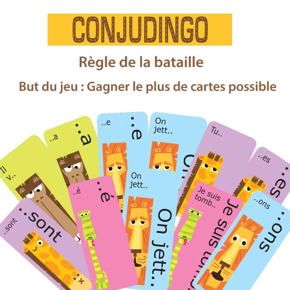 Conjudingo CE2 - jeu éducatif de conjugaison - Cocktail Games